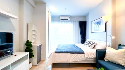 Condos for rent Siam University : Condo for rent near BTS Wutthakat Sathorn, beautiful room, luxurious common area, friendly price, complete with electrical appliances. 