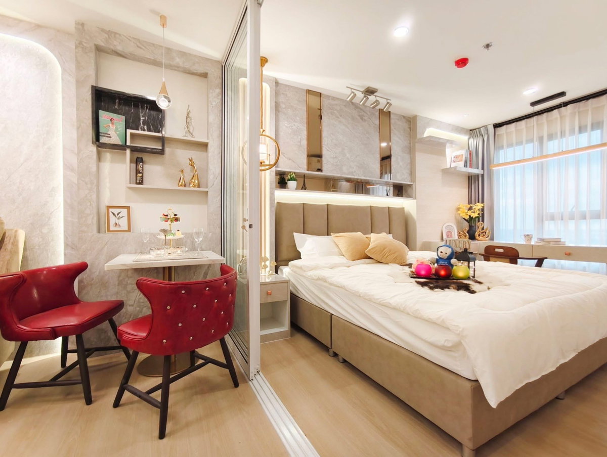 รูป ให้เช่าคอนโดเทอร์ร่าเรสซิเดนท์ 1 ( Terra Residence l )  ติดรั้วม.ธรรมศาสตร์รังสิต  ตกแต่งบิ้วท์อินหรู ครบครัน อยู่สบาย - รูปที่ 3/11