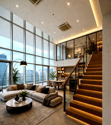 ขายคอนโด : 💎 Rare Item! Penthouse อโศก 194 ตรม. Double Volume วิวพาโนฯ ขาย/SALE : My Resort Bangkok (มาย รีสอร์ท แบงค์คอก) - 2 ห้องนอน LC110