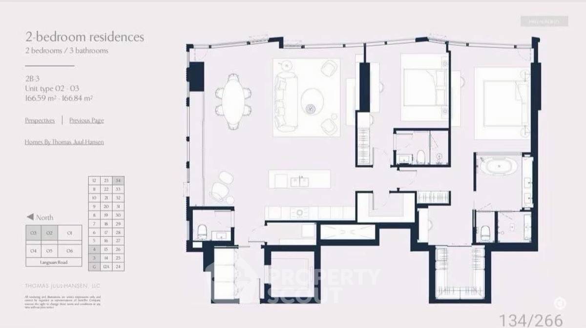 รูป คอนโด 2-ห้องนอน ที่ สโคป หลังสวน ใกล้ BTS ชิดลม (ID 2731312) - รูปที่ 17/17