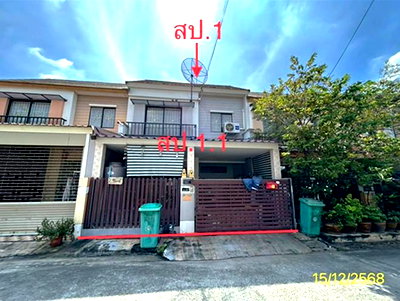 ทาวน์โฮม ปทุมธานี : ทาวน์เฮ้าส์ 18 ตร.วา บ้านพฤกษา 40 คลองหลวง ปทุมธานี 1.6M