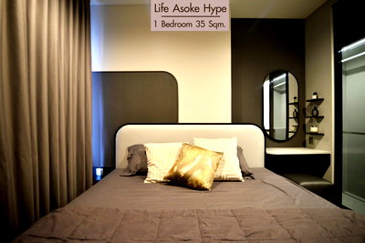 Condos for rent : For Rent - Life Asoke Hype , Luxury Class 1 bedroom 1 bathroom