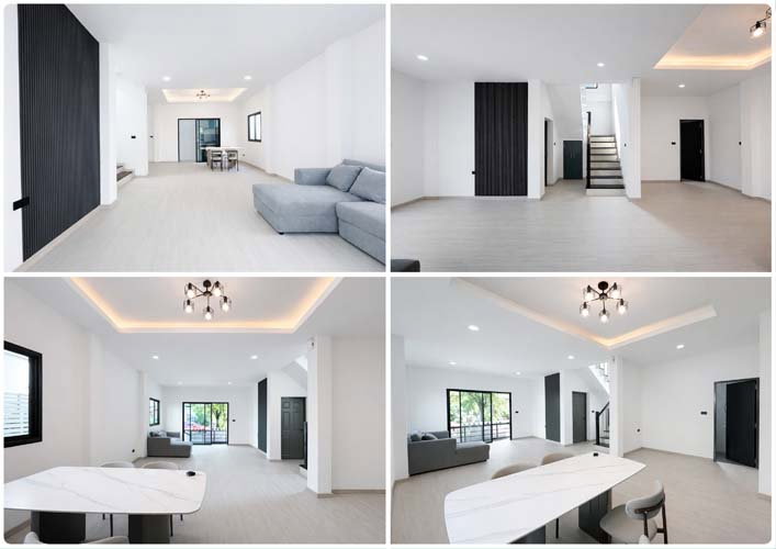 รูป H-114 : บ้าน 35 ตร.วา Renovate ใหม่ทั้งหลัง ม.พร้อมพัฒน์ 1 รามอินทรา ซ.หทัยราษฎร์ 39 คลองสามวา - รูปที่ 4/9