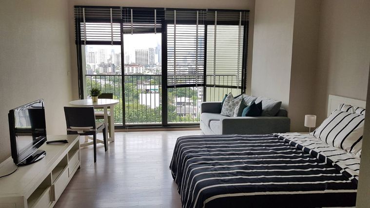 โนเบิล โซโล Studio ชั้น 10 ขนาด 34 ตร.ม. เช่า 17,000 บาท/เดือน Ready to move in