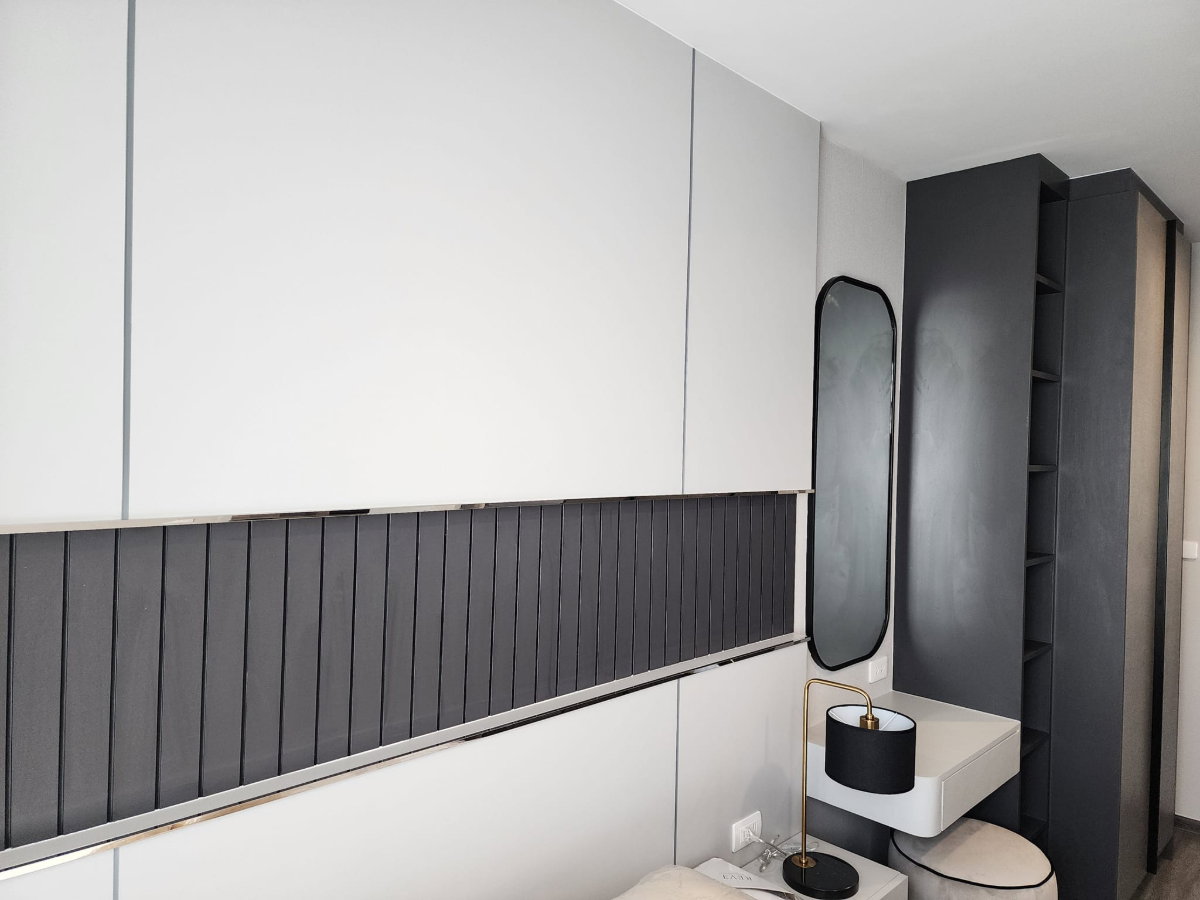 picture Ideo Chula Samyan【𝐒𝐄𝐋𝐋 & 𝐑𝐄𝐍𝐓】🔥Modern-style room with a coordinated color scheme, spacious interior.🔥 Contact Line ID: @hacondo - 5/10