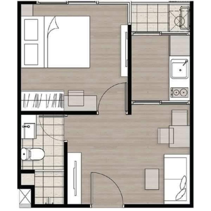 picture AS1959 H2 Glo Ramintra 21 Condo for rent - 6/6