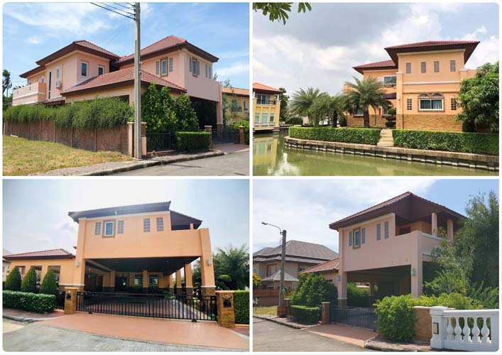 รูป H-113 : บ้านเดี่ยวไซด์ใหญ่ 189 ตร.วา ม.แกรนด์คาแนล ดอนเมือง ถ.เชิดวุฒากาศ - รูปที่ 2/7