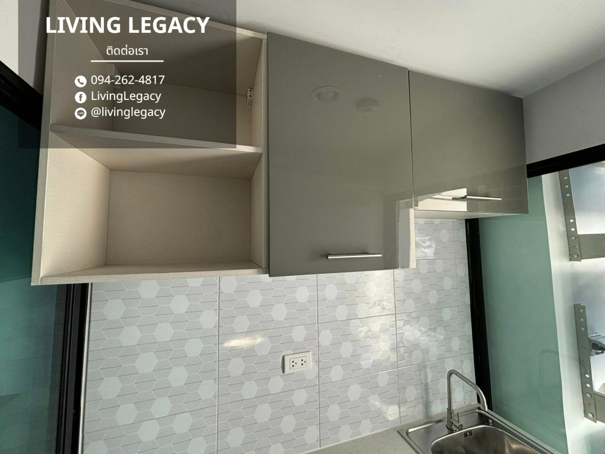 รูป SGBDCP ให้เช่าคอนโด RYE Huamark 30 ตร.ม. ชั้น 8 ตึก A line id : @livinglegacy - รูปที่ 6/8