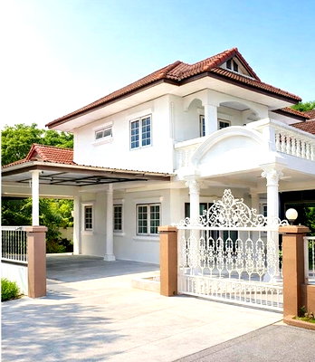 เช่าบ้านเดี่ยว รร.สายอักษร : ตลาดปัฐวิกรณ์ DIY Chocolate Ville ถูกที่สุดใน3โลก นวมินทร์111 โพธิ์แก้ว 64ตร.ว. 256ตร.ม.โฮมออฟฟิศ 3-4นอน ที่จอดรถ 3-4คัน