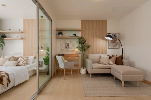 🔺 For Sell Condo THE TRUST RESIDENCE PINKLAO Building 1, Floor 19,1 bed room, Room size 28 sqm