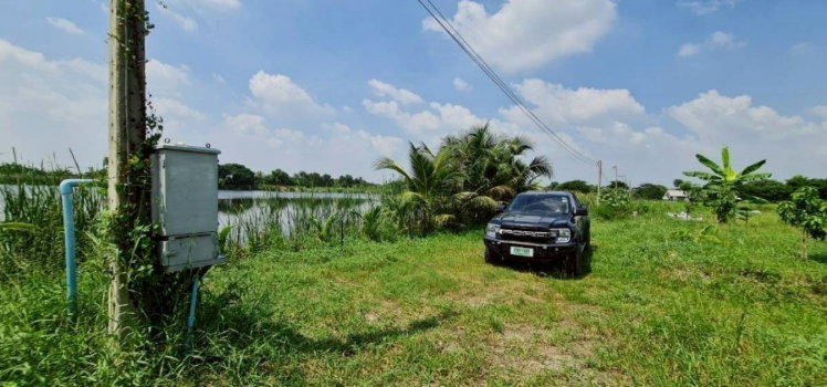 รูป ขายถูก ที่ดิน ริมบึง 297 ตรว. คลองสามวา ผังเขียว ใกล้เมือง ศักยภาพสูง - รูปที่ 2/6