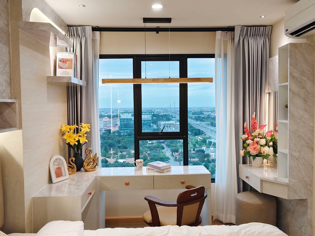 รูป ให้เช่าคอนโดเทอร์ร่าเรสซิเดนท์ 1 ( Terra Residence l )  ติดรั้วม.ธรรมศาสตร์รังสิต  ตกแต่งบิ้วท์อินหรู ครบครัน อยู่สบาย - รูปที่ 6/11