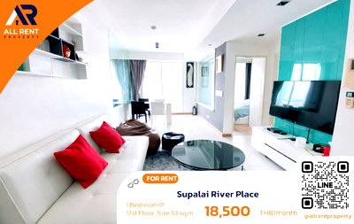 Condos for rent iconsiam : 🔥 Great value! Supalai River Place offers a pleasant atmosphere, comfortable living, and spacious areas