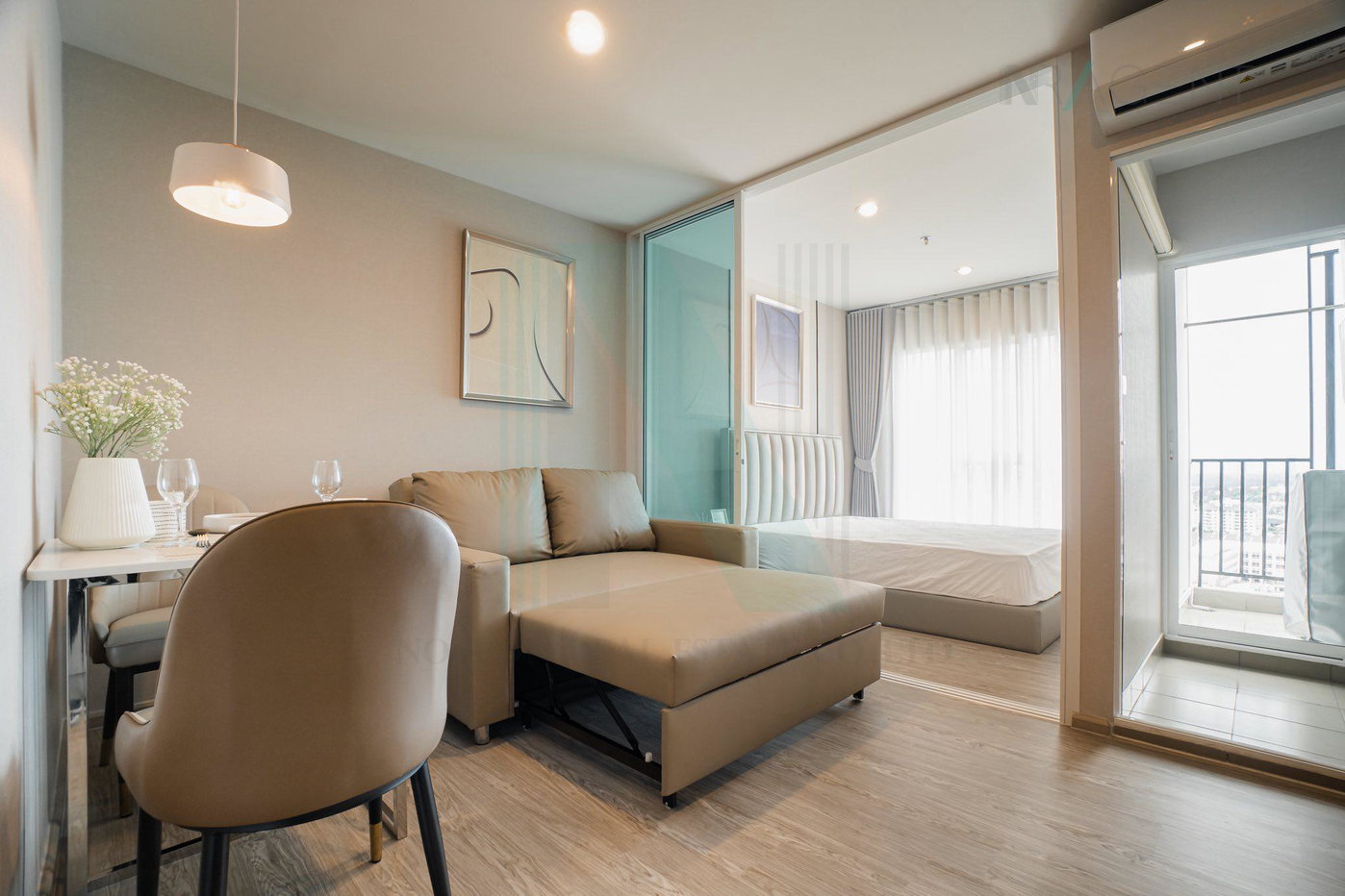 รูป 📌 ให้เช่าคอนโด รีเจ้นท์ โฮม บางนา อาคาร B ชั้น 19 1 ห้องนอน ขนาด 28 ตรม ใกล้ BTS บางนา - รูปที่ 3/8