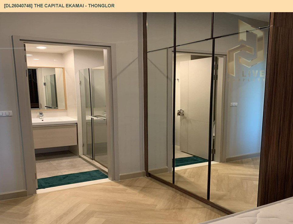 รูป DL26040746 ให้เช่าคอนโด เดอะ แคปิตอล เอกมัย - ทองหล่อ (The Capital Ekamai - Thonglor) ใกล้ BTS ทองหล่อ พร้อมเข้าอยู่ โทรด่วน 0653619502 LineID @897iyzll - รูปที่ 9/10