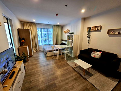 คอนโดให้เช่า : ให้เช่าคอนโด รีเจ้นท์ โฮม วุฒากาศ อาคาร A ชั้น 24 สตูดิโอ ขนาด 26 ตรม ใกล้ BTS วุฒากาศ