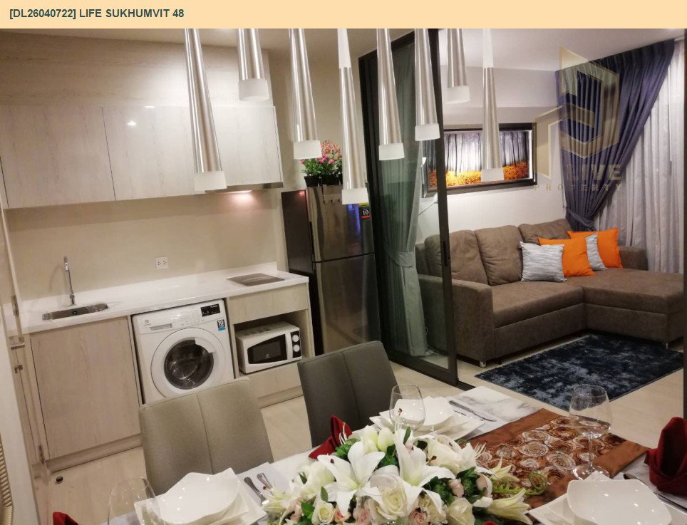 รูป DL26040722 ให้เช่าคอนโด ไลฟ์ สุขุมวิท 48 (Life Sukhumvit 48) ใกล้ BTS พระโขนง พร้อมเข้าอยู่ โทรด่วน 0800343450 LineID @655ebbvc - รูปที่ 10/13