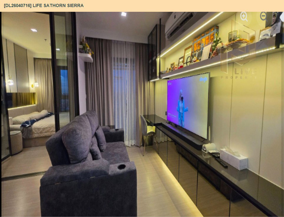 รูป DL26040716 ขายคอนโด ไลฟ์ สาทร เซียร์รา (Life Sathorn Sierra) ใกล้ BTS ตลาดพลู พร้อมเข้าอยู่ โทรด่วน 0614453194 LineID @162cjixi - รูปที่ 10/13