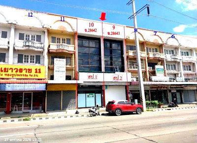 สำนักงาน ม.พายัพวิทยาเขตแก้วนวรัฐ : อาคารที่ทำการสาขา 36 ตร.วา อาคารปิดทำการ สาขาสามแยกสันทราย สันทราย เชียงใหม่ 16M