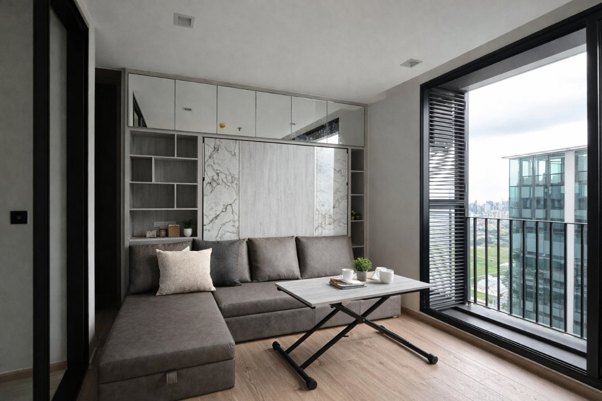 รูป 🍀🍀🍀 Fully furnished💝 ให้เช่า📌 โนเบิล อราวน์ อารีย์ BTS อารีย์ (Line:@rent2022) ✨พร้อมเข้าอยู่  ✨ A11187 - รูปที่ 7/12