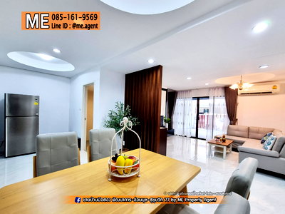 ทาวน์โฮม กรุงเทพมหานคร : ขาย📌 ทาวน์โฮม พฤกษาวิลล์ 57 พัฒนาการ 32 ตกแต่งหรู โรงจอดรถกว้าง เฟอร์นิเจอร์ครบ เดินทางสะดวก ใกล้ Airport Link หัวหมาก โทร 064-954-9619 (BC29-22)