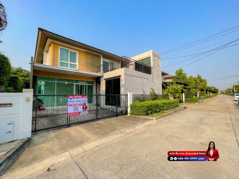 ขายบ้านเดี่ยว : โครงการมัณฑนา เลค วัชรพล (สุขาภิบาล 5) หรือ สายไหม56