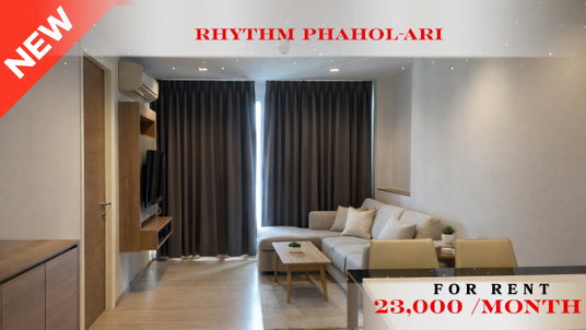 รูปภาพ 🍀🍀🍀  Prime condo Location 🚆 For Rent 📍 ริทึ่ม พหล - อารีย์ 🔥🔥(Line:@rent2022) ทำเลดีพร้อมเข้าอยู่✨A03604