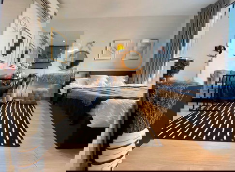 #A124476 ✅ 20/4/69  ให้เช่า IDEO Mobi Sathorn 📲📢สอบถาม ld line @condoboy