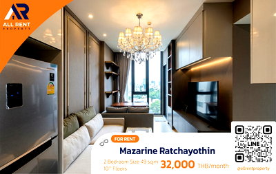 Condos for rent : 🔥Urgent! 2 Bedroom Near BTS Ratchayothin Close to Kasetsart University Ready to Move In