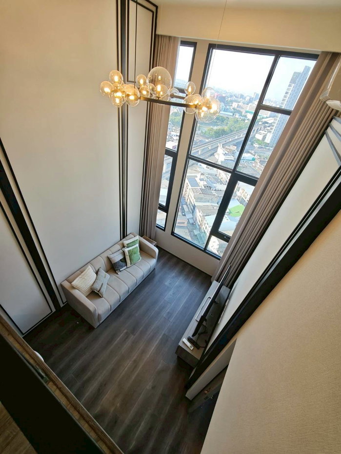 รูป 🎯 🏙️ ให้เช่าห้องสวย Duo Space เพดานสูง! Knightsbridge Kaset Society ใกล้ BTS ม.เกษตร เพียงไม่กี่ก้าว | ห้องใหม่ สวยสับ พร้อมเข้าอยู่ทันที - รูปที่ 5/19