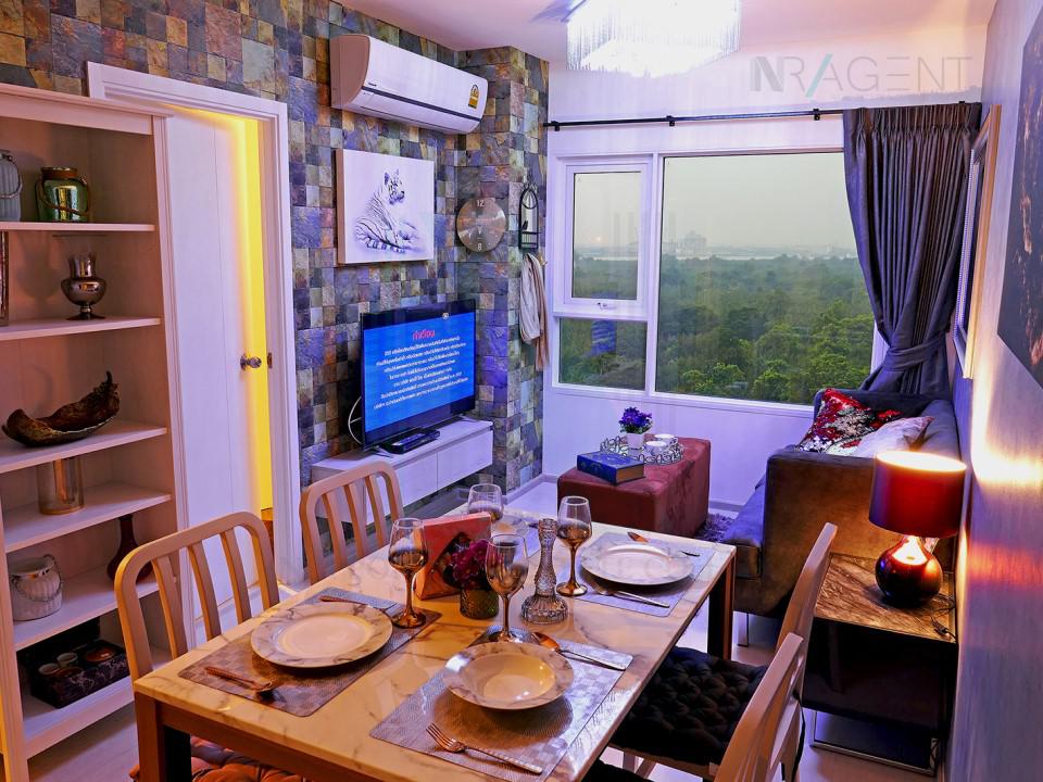รูป 🚩Best room!🚩 ให้เช่าคอนโด แอสปาย เอราวัณ อาคาร 1 ชั้น 10 2 ห้องนอน ขนาด 48.00 ตรม ใกล้ Big C Jumbo สำโรง - รูปที่ 2/8