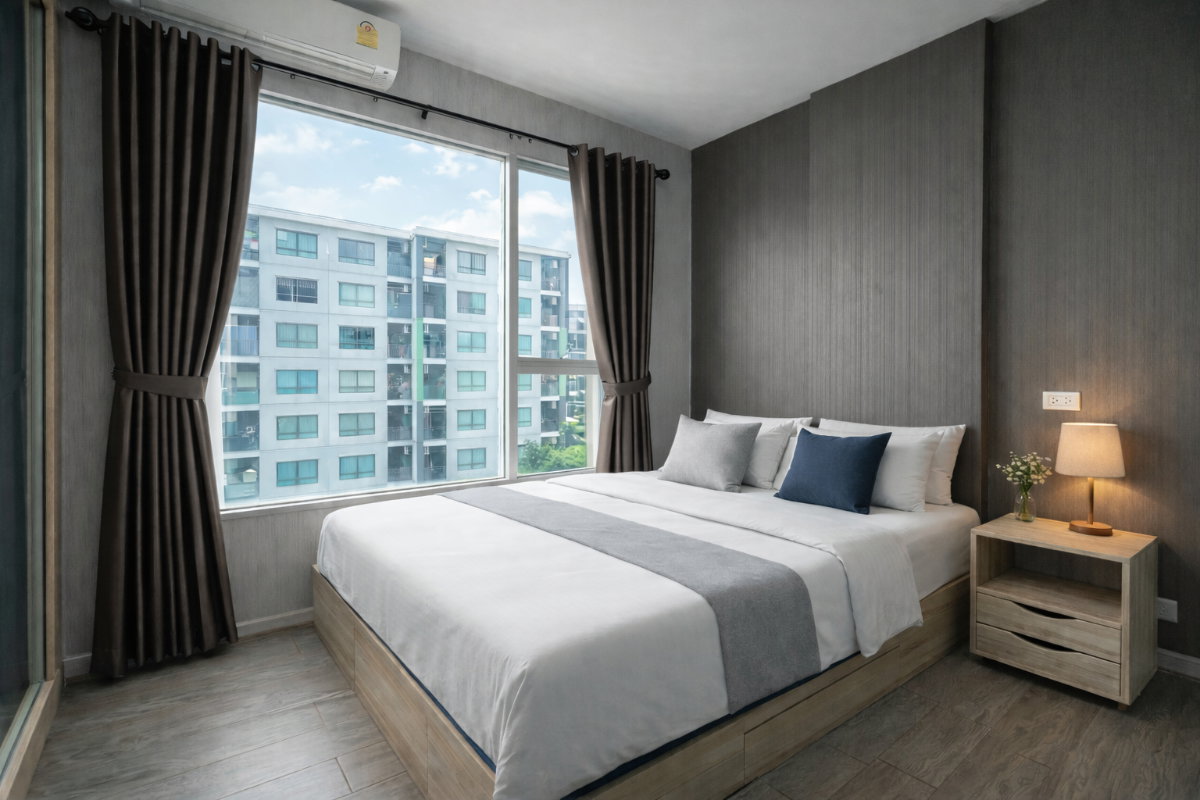 รูป ‼️ราคาพิเศษ แอร์ 2 ตัว‼️Happy condo Donmueang the terminal 📲ติดต่อโทร/ไลน์ 099-289-1569 - รูปที่ 2/8