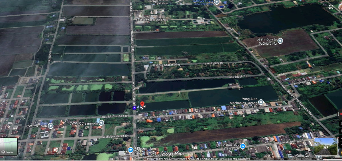 รูป ขายที่ดิน18ไร่ ซ.วัดสุขใจ มีนบุรี กทม เหมาะสำหรับทำบ้านจัดสรร ร้านอาหาร - รูปที่ 9/9