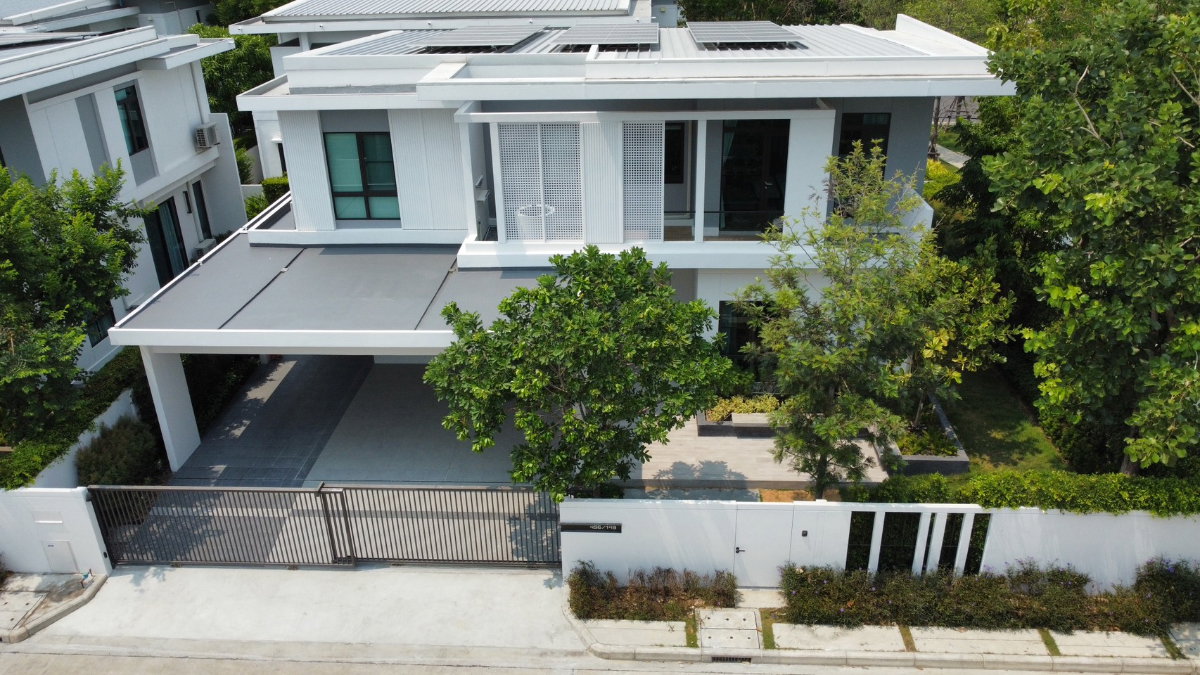 รูป ให้เช่าบ้านเดี่ยว โครงการ มัณฑนา บางนา กม.15  **190,000 บ./ด. **   4นอน5น้ำ 1ห้องแม่บ้าน 4ที่จอดรถ   พท. 90 ตร.ว.  พท.ใช้สอย 280 ตร.ม.  - รูปที่ 1/16