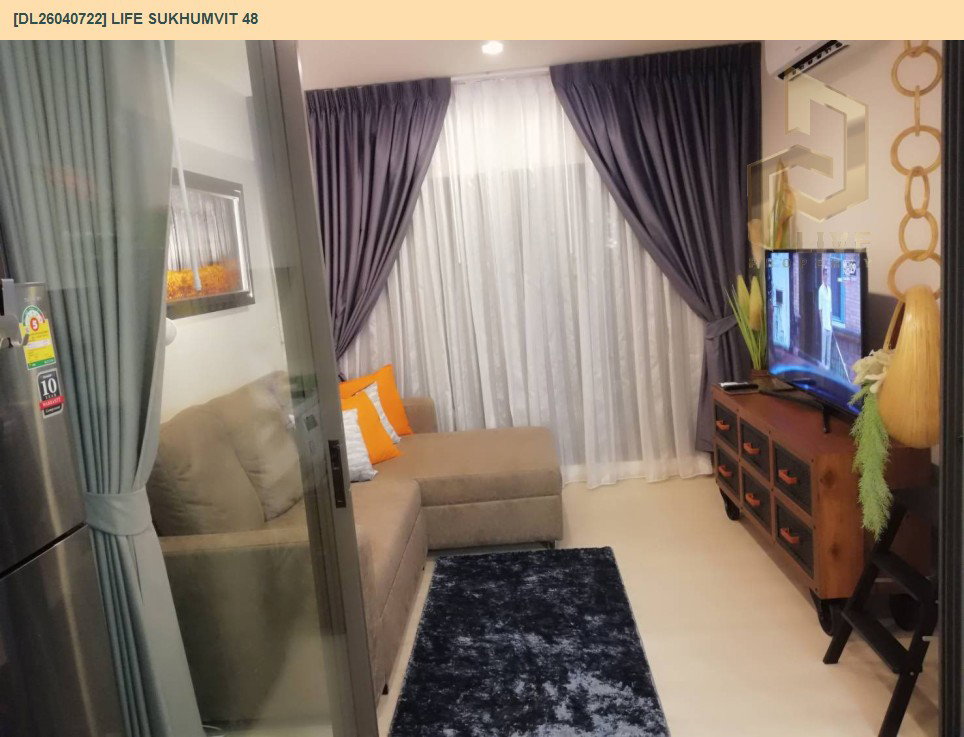 รูป DL26040722 ให้เช่าคอนโด ไลฟ์ สุขุมวิท 48 (Life Sukhumvit 48) ใกล้ BTS พระโขนง พร้อมเข้าอยู่ โทรด่วน 0800343450 LineID @655ebbvc - รูปที่ 2/13