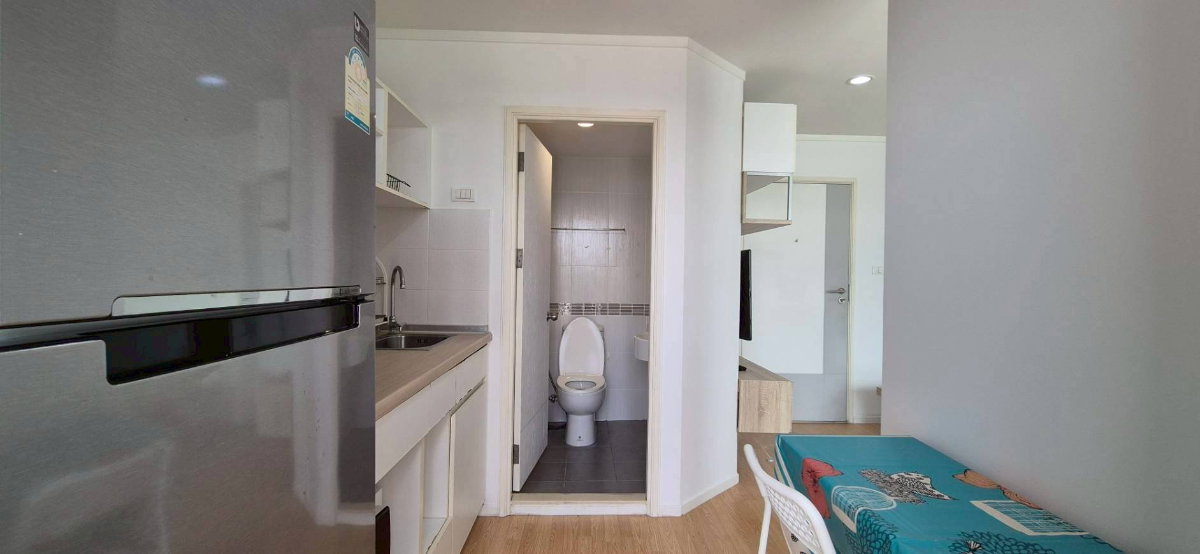 รูป ให้เช่าห้องแต่งพร้อม เฟอร์ครบ ห้องใหญ่ วิวดี ราคาถูก ใกล้ ARL และ MRT สถานีหัวหมาก - รูปที่ 14/17