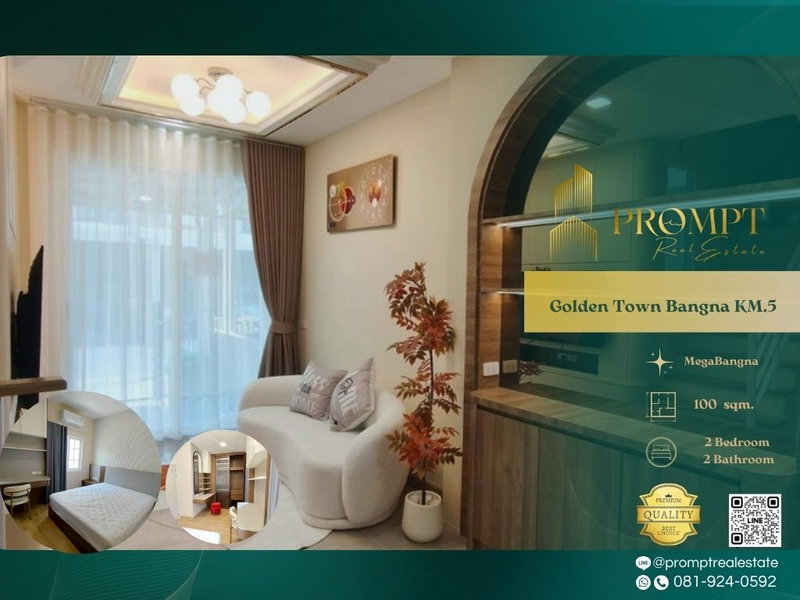 Houses for rent : GH01342 - Golden Town Bangna KM.5  : MegaBangna 