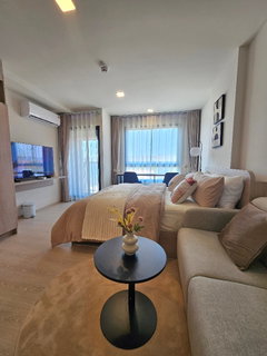 รูปภาพ ​ห้องแต่งสวยมือหนึ่ง Vibes ดีเว่อร์! ✨ D Condo Vivid (ตรงข้าม ม.กรุงเทพ) — ทิศเหนือ ไม่ร้อน วิวโล่งโปร่ง!