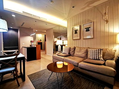 คอนโดให้เช่า : LTHC5537 – The River FOR RENT 2 beds 2 baths size 75 Sq.M. Nearby BTS Charoennakorn station ONLY 55k/Month