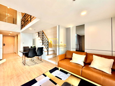 Condos for rent : Culture Chula | Modern 2 Bed Duplex Condo Near MRT Station - BR61073CD
