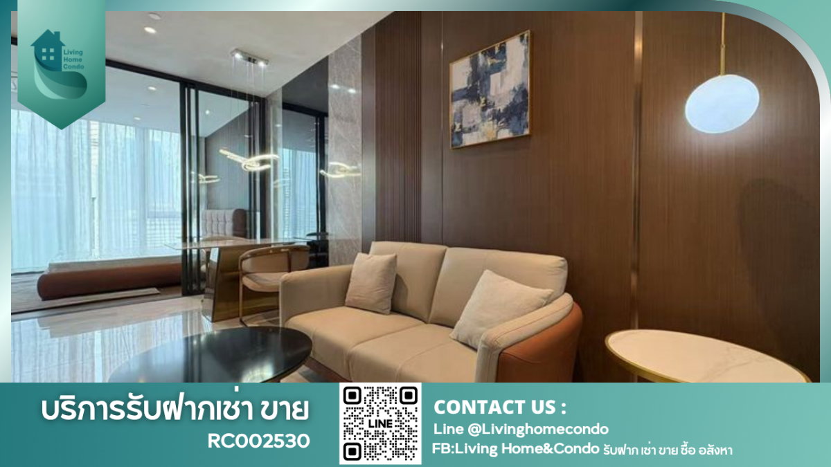 รูป ปล่อยเช่าด่วน! Supalai ICON Sathorn ห้องใหม่ มือหนึ่ง แต่งครบพร้อมอยู่ วิวเมืองชั้นสูง ใกล้ MRT ลุมพินี และ BTS ช่องนนทรี-RC002530 - รูปที่ 1/11