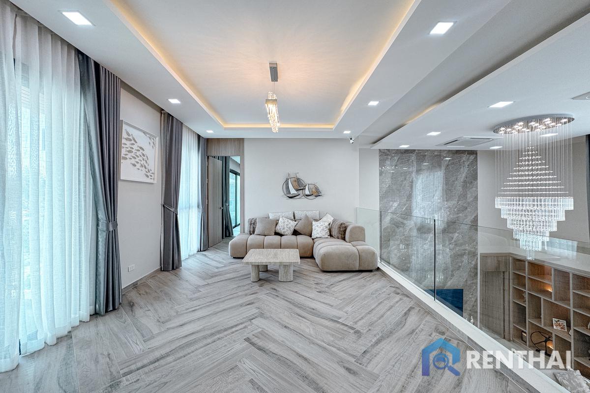 รูป บ้านหรูสไตล์โมเดิร์นทรอปิคอล 5 ห้องนอน ทำเลศักยภาพพัทยา - รูปที่ 14/20