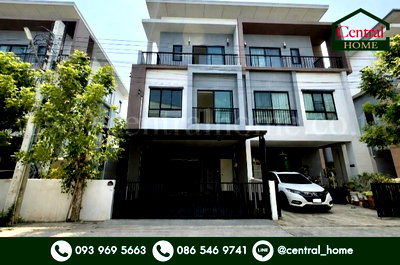 บ้านแฝด นนทบุรี : บ้านแฝด 3 ชั้น ธนาคลัสเตอร์ เวสต์เกต บางใหญ่ ราคาถูกที่สุดในโครงการ