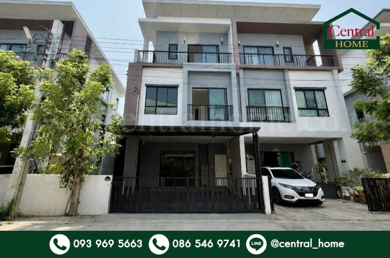 รูป บ้านแฝด 3 ชั้น ธนาคลัสเตอร์ เวสต์เกต บางใหญ่ ราคาถูกที่สุดในโครงการ - รูปที่ 1/30