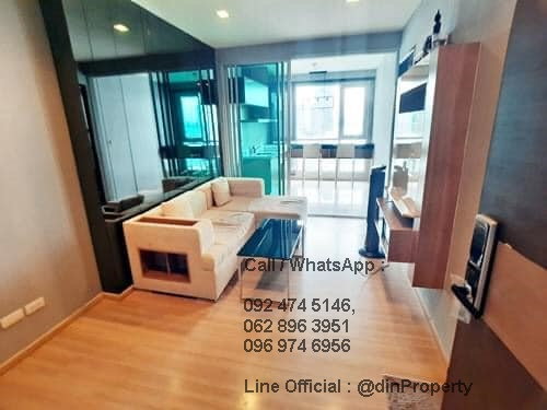 รูป ให้เช่า. ริทึ่มสาธร  1 ห้องนอน  45 ตรม BTS สะพานตากสิน ,BTS สุรศักดิ์,  บางรัก , สีลม ,สาทร - รูปที่ 3/6