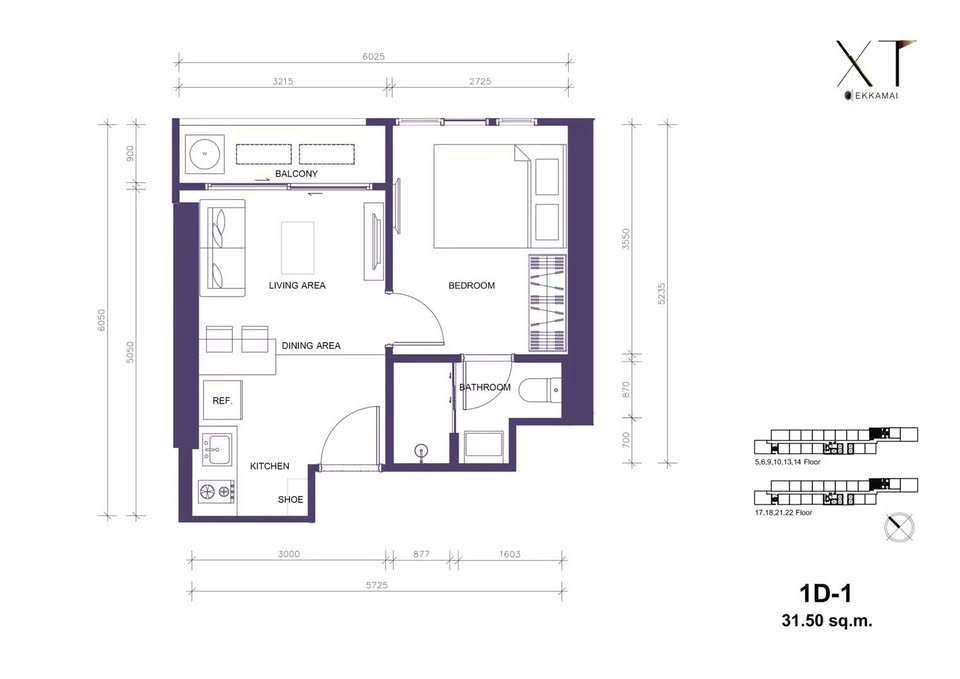 รูป 🔥 ขาย คอนโด ถูกที่สุดในโครงการ XT Ekkamai (เอ็กซ์ที เอกมัย) เลย์เอาต์สวยที่สุดในโครงการ วิวเมืองโล่ง ไม่บล็อกวิว ทำเลใจกลางเอกมัย ใกล้  BTS เอกมัย  - รูปที่ 10/10