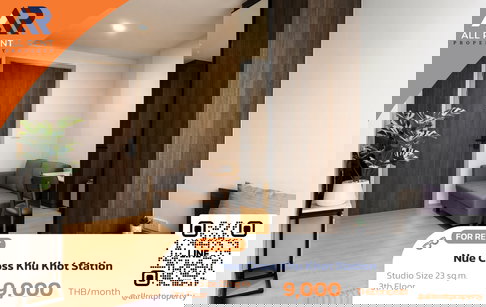 1 นอน ใกล้ BTS คูคต งบ 9K ราคาดีมาก🔥 Nue Cross