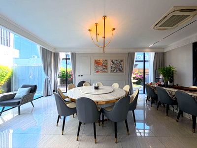 Houses for sale Bangkok : Belgravia exclusive pool village 