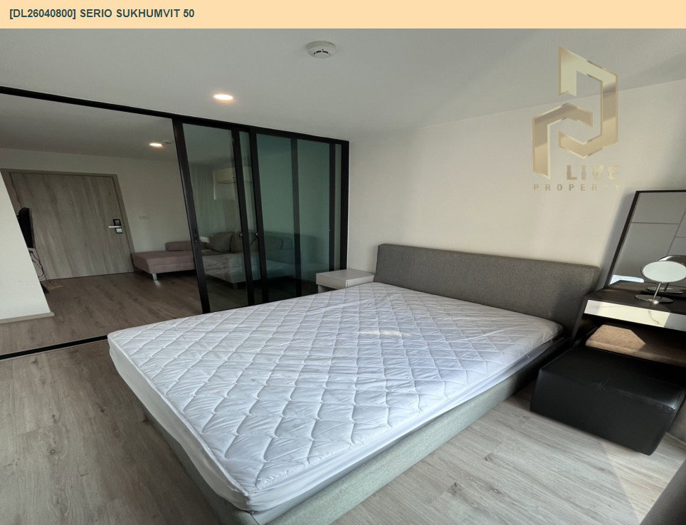 รูป DL26040800 ให้เช่าคอนโด เซอริโอ้ สุขุมวิท 50 (Serio Sukhumvit 50 ) ใกล้ BTS อ่อนนุช พร้อมเข้าอยู่ โทรด่วน 0800343450 LineID @655ebbvc - รูปที่ 4/6