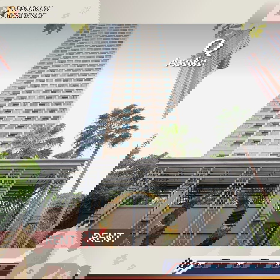 รูป  เช่าคอนโด 🎯Q Asoke ห้อง Studio 30.57ตรม 21K ห้องสวยว่างเช่า💚ใกล้ MRT เพชรบุรี   - รูปที่ 1/5